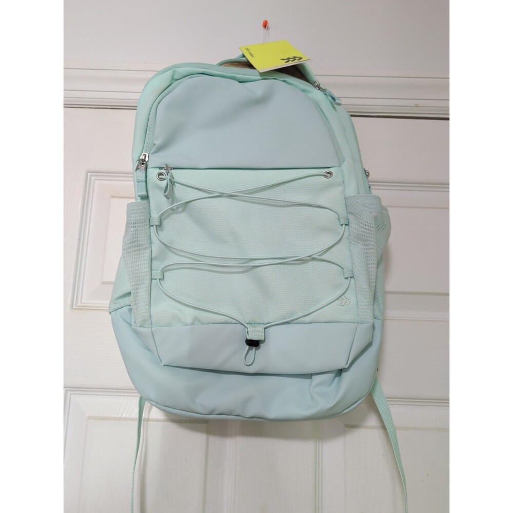 All In Motion Backpack Water Repellent School 17 -Laptop Mint Green Sporty 19